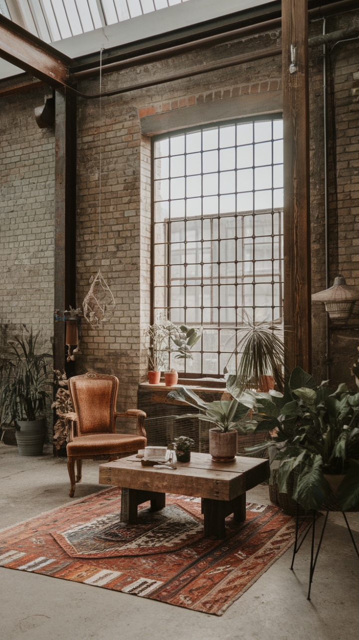 Bohemian Bliss: An Exposed Brick Sanctuary for the Free Spirit