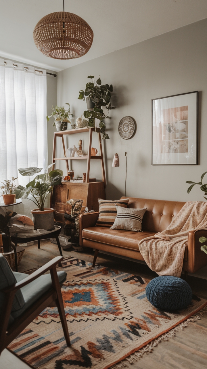 20 Mid-Century Boho Decor Ideas That Will Make Your Home Instantly Cooler