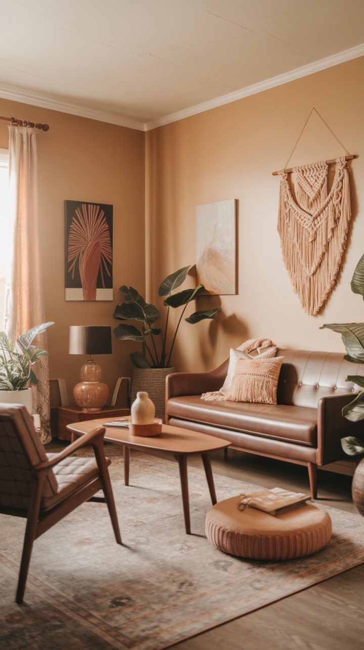 Bohemian Modern Sanctuary: A Warm, Playful Retreat