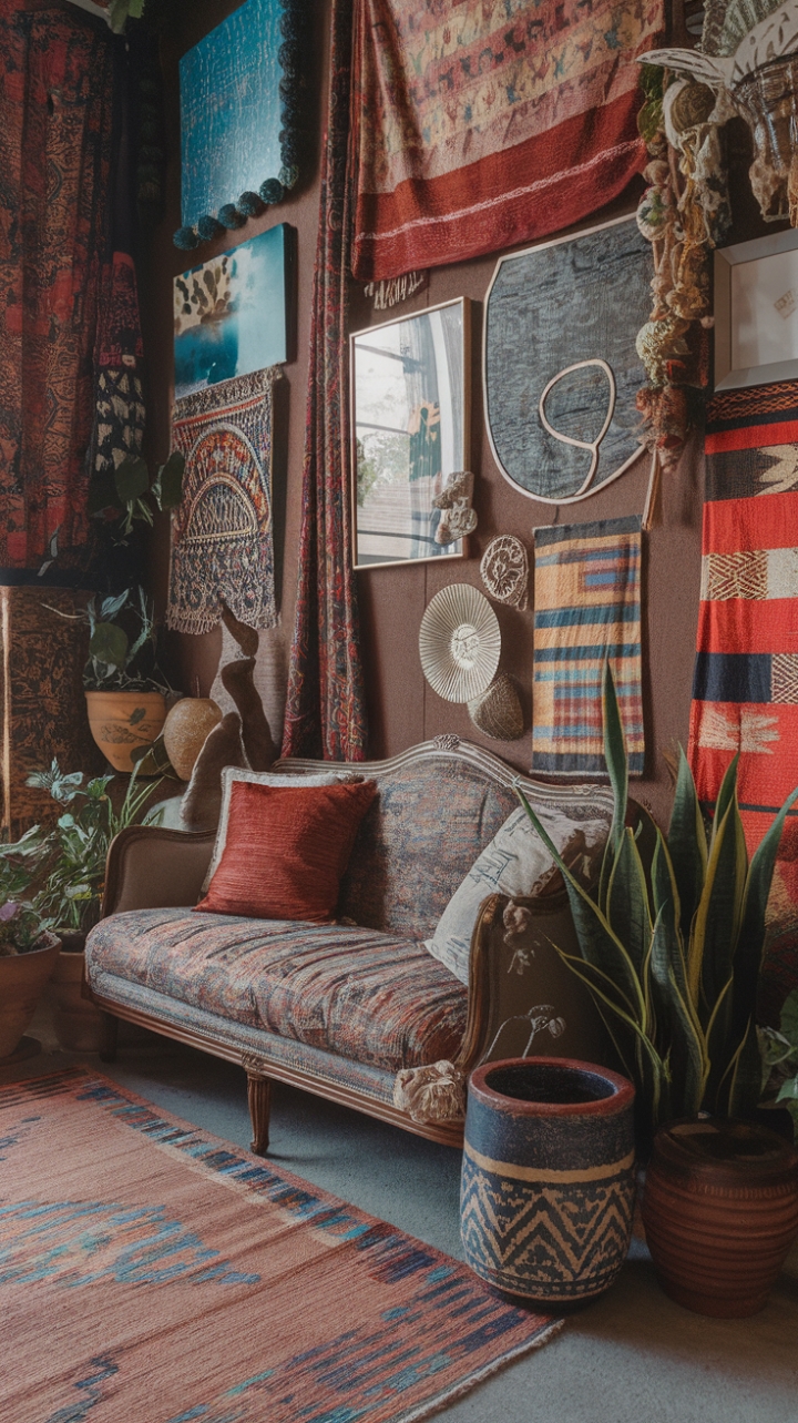 Curated Maximalism: A Bohemian Tapestry of Global Treasures