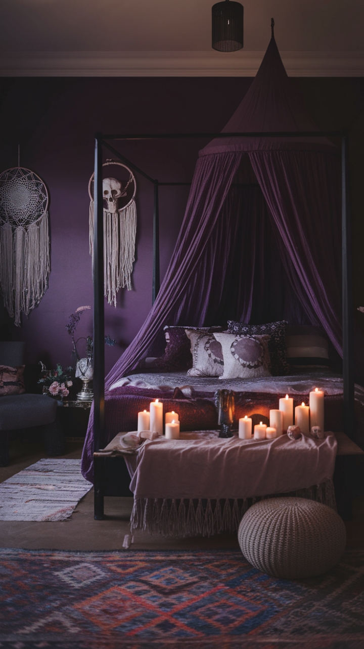20 Darkly Dreamy: Boho Gothic Bedrooms You Won’t Believe Are Real