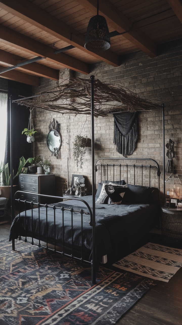 Enchanted Darkness: A Bohemian Sanctuary of Dreams