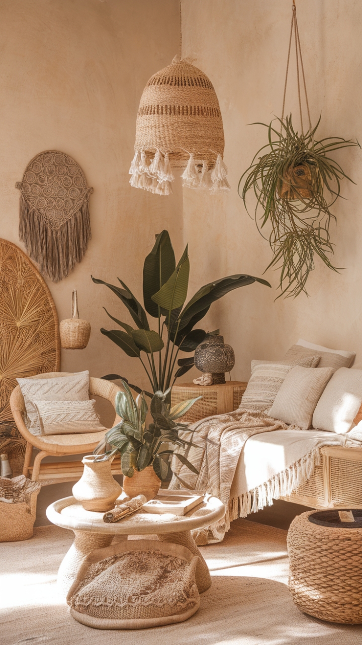 The Ultimate Boho Lounge: A Warm, Earthy Sanctuary