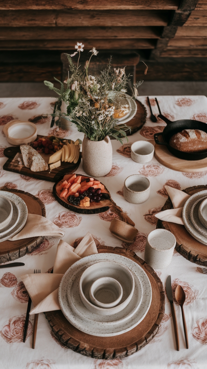Bohemian Elegance: A Dreamy Tablescape for Savoring Moments