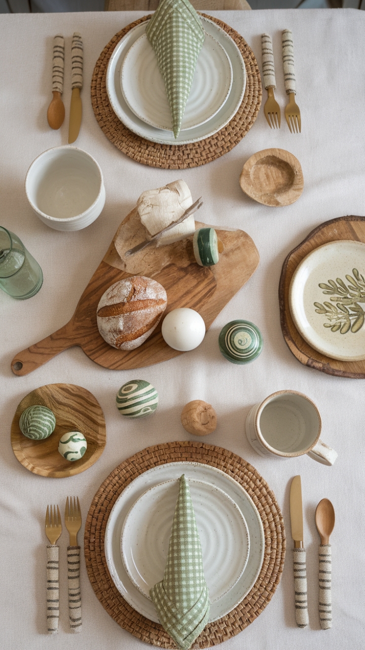 Charming Chaos: A Bohemian Table of Natural Elegance