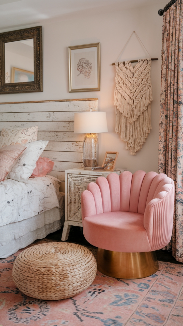 Bohemian Bliss: A Whimsical Sanctuary of Texture and Style