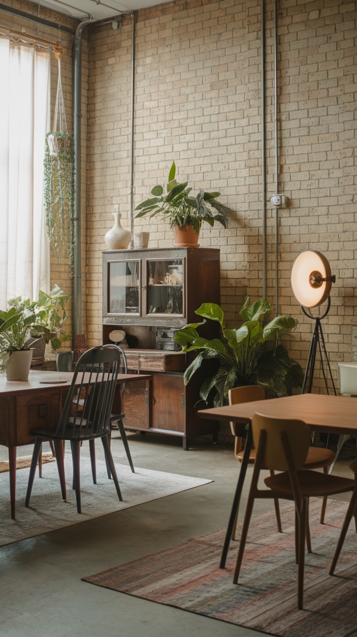 Bohemian Chic Meets Industrial Edge in a Sunlit Sanctuary