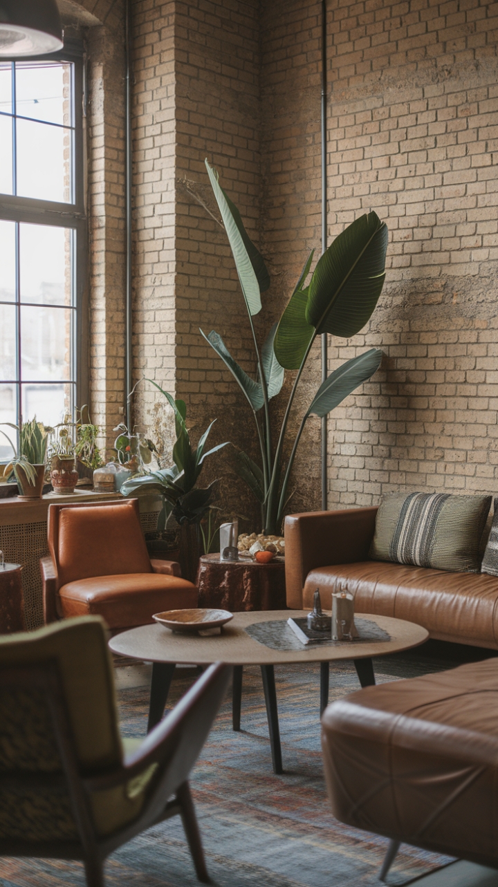Urban Oasis: An Eclectic Lounge for Cozy Retreats