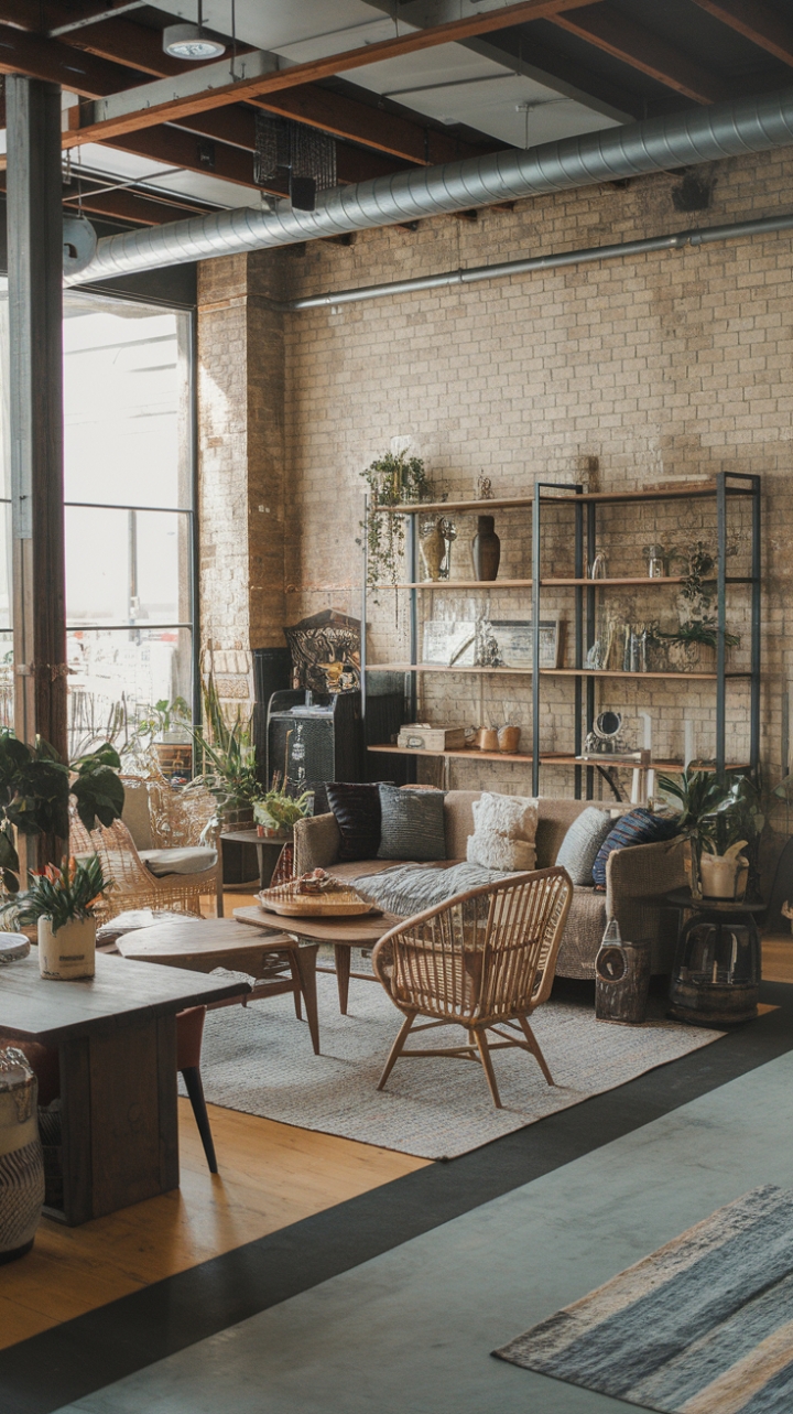 Redefining Industrial Style: A Chic Haven of Textures and Tales