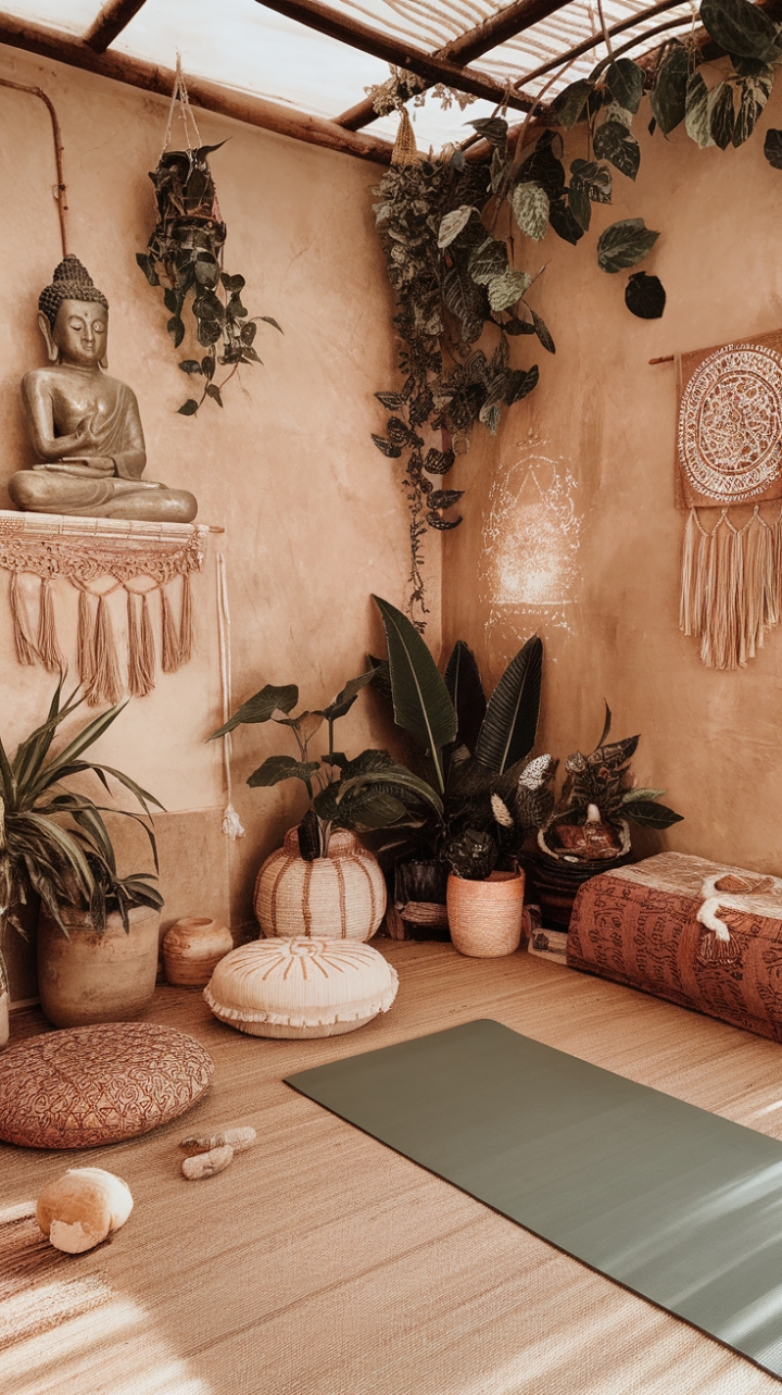 Serene Bohemian Sanctuary for Peace and Spiritual Connection