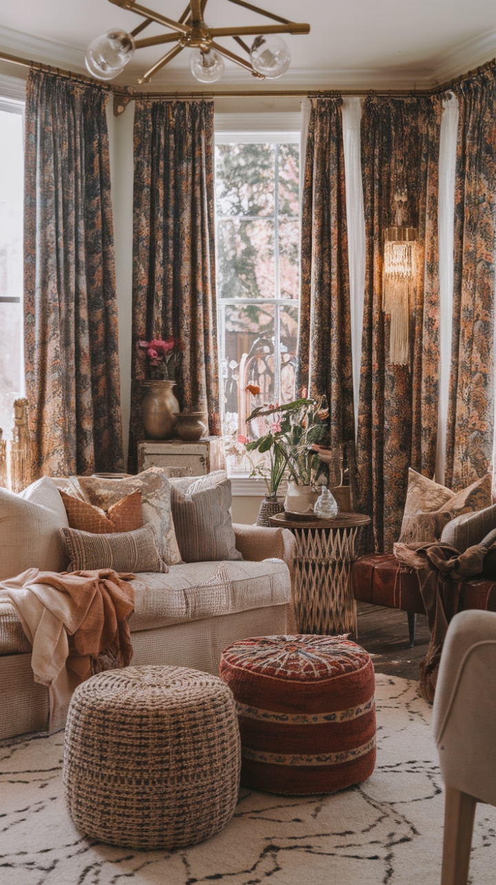 Bohemian Bliss: A Personal Sanctuary of Pattern and Vintage Charm