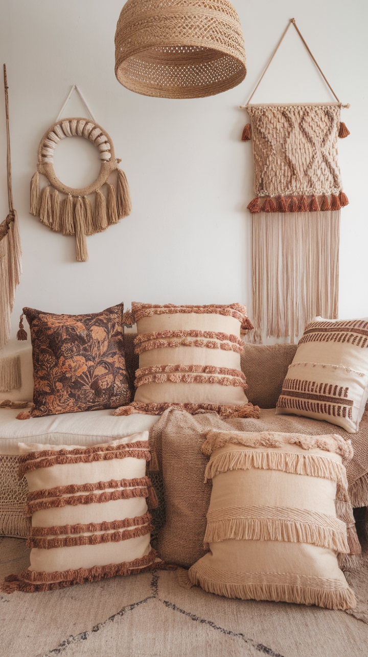 Boho Chic: A Luxurious, Pillow-Filled Dreamscape