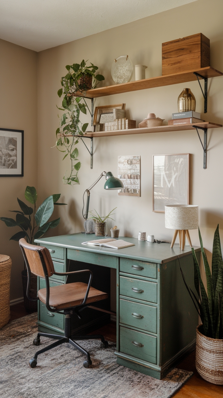 Bohemian Home Office: A Creative Sanctuary