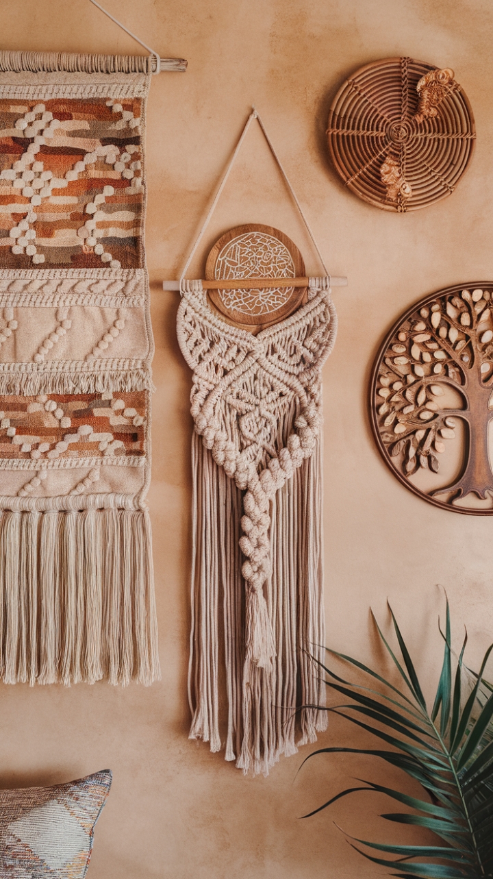 Boho Chic: A Dreamscape of Macrame, Rattan, and Geometric Elegance
