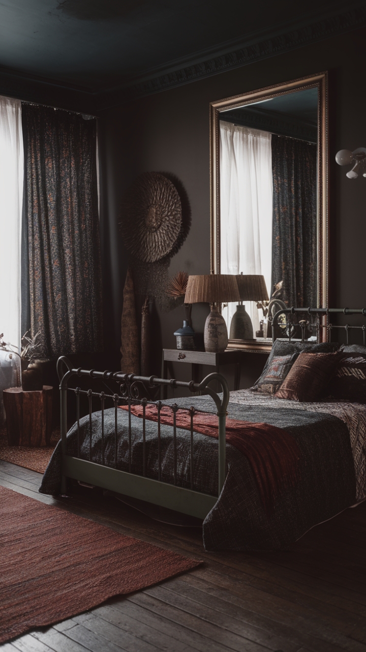 Moody Boho Sanctuary: A Dark, Eclectic Retreat
