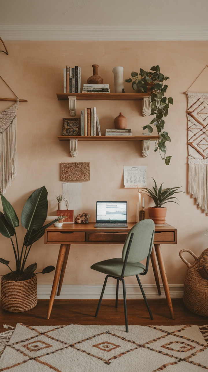 A Bohemian Home Office: Your Creative Sanctuary