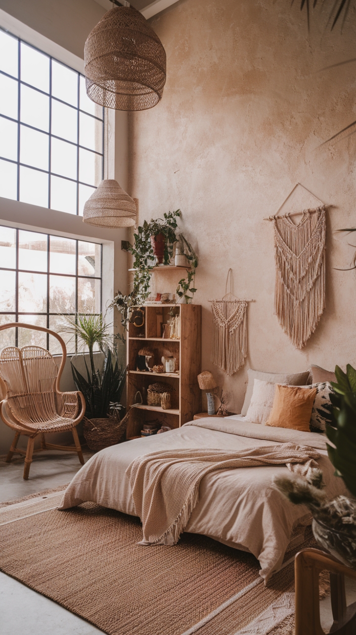 Bohemian Bliss: An Eclectic Bedroom Retreat