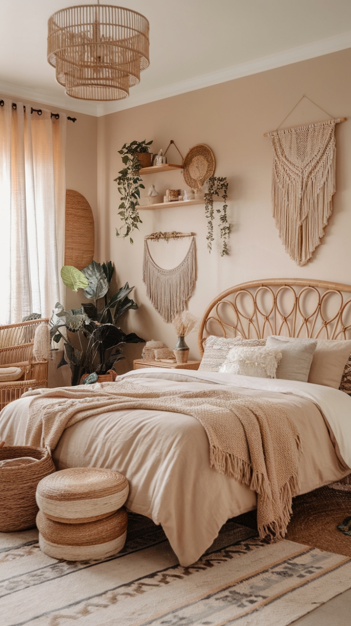 Bohemian Bliss: A Cozy Sanctuary of Eclectic Elegance
