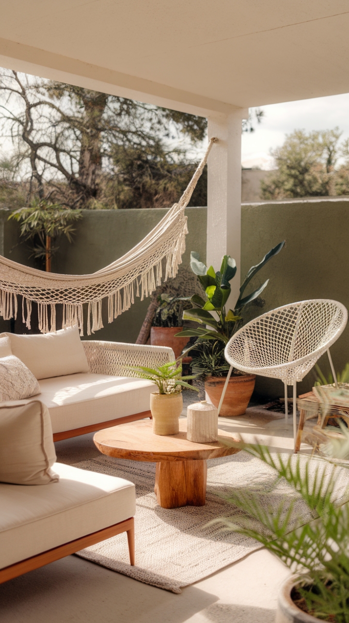 Serene Bohemian Patio Retreat