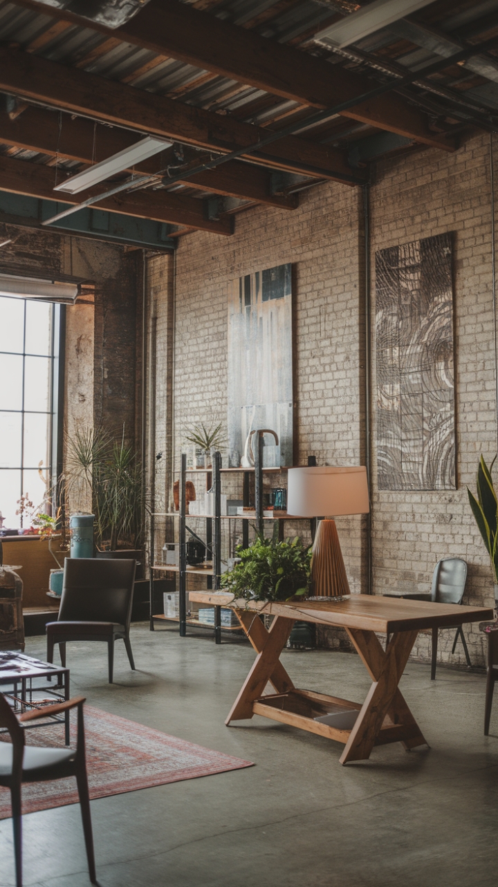 Urban Oasis: A Bohemian Blend of Art, Greenery, and Grit