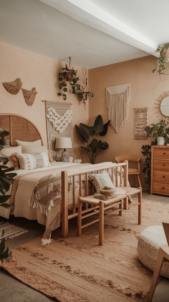 Bohemian Bliss: A Rustic Sanctuary of Natural Elegance