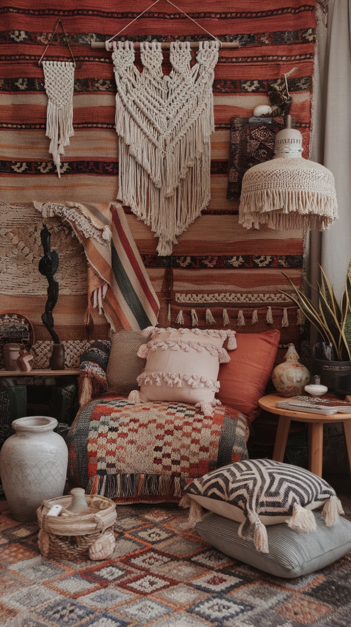 A Maximalist Bohemian Sanctuary: An Inviting Feast for the Senses