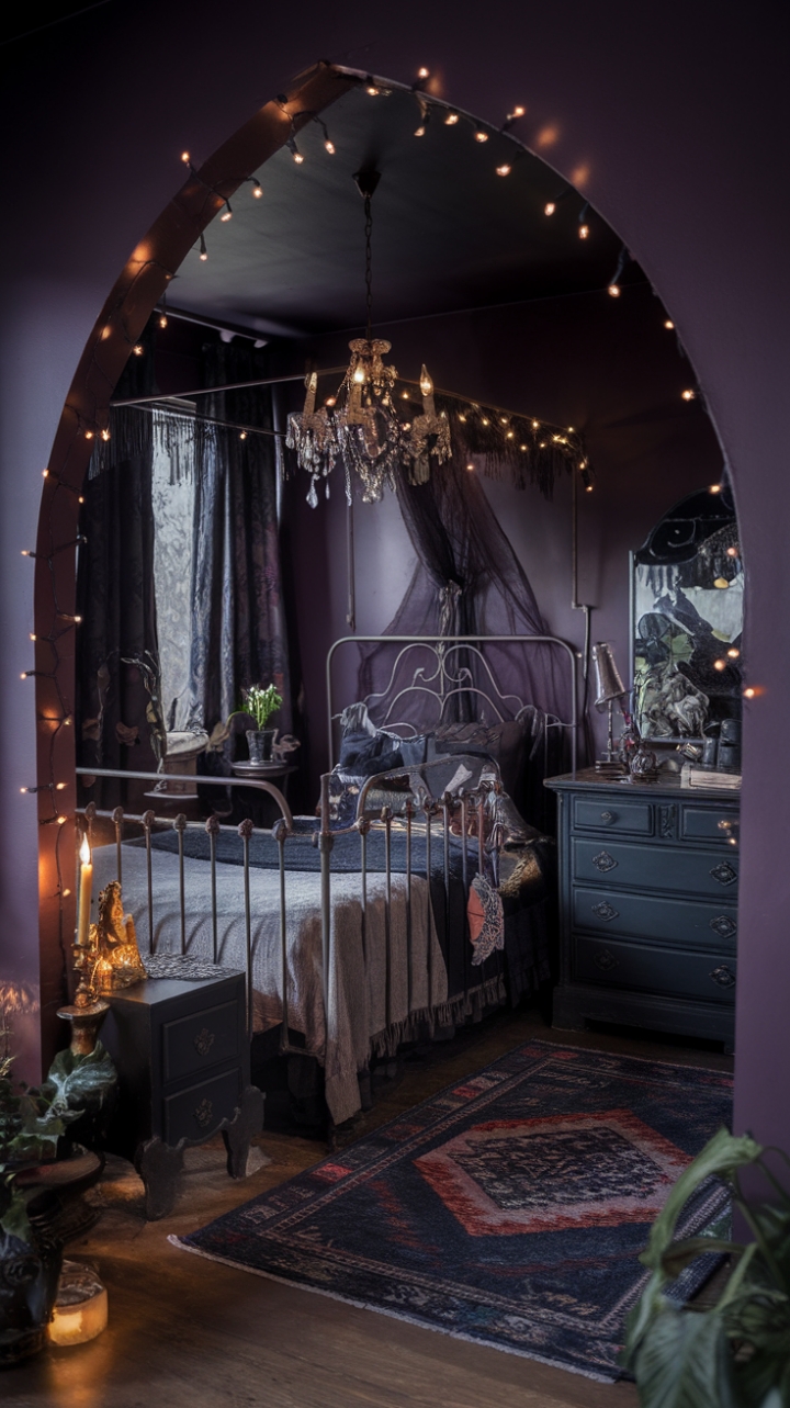 Embrace Your Inner Romantic in a Moody Bohemian Boudoir