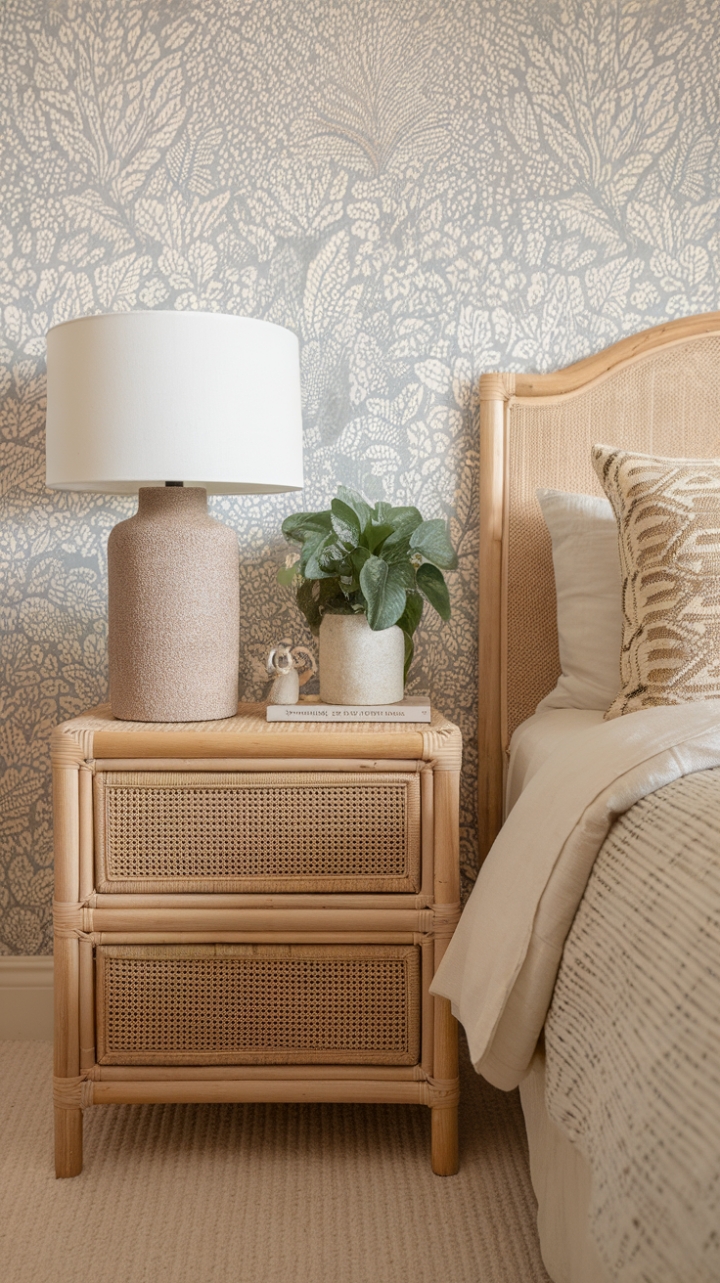 Bohemian Bliss: Rattan and Floral Dreams