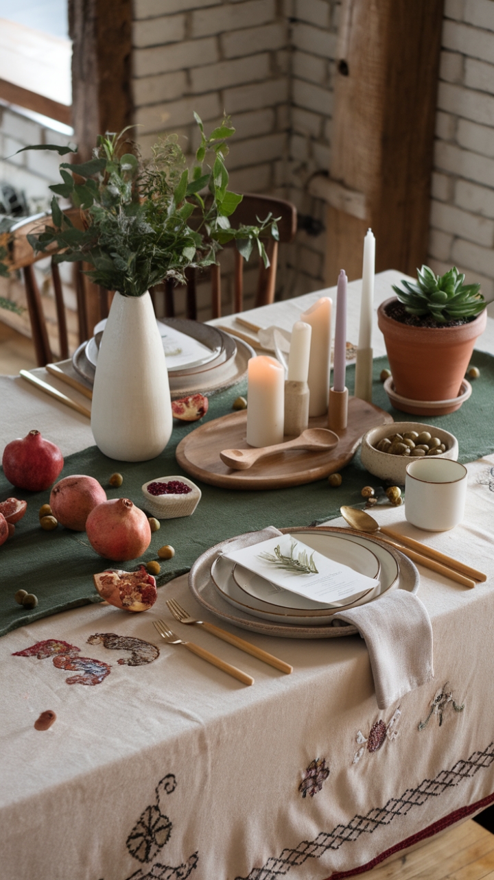 Bohemian Elegance: A Layered Table of Textures and Treasures