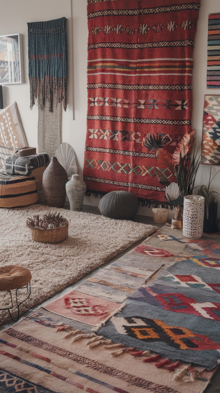 Bohemian Elegance: A Tapestry of Global Textures and Patterns