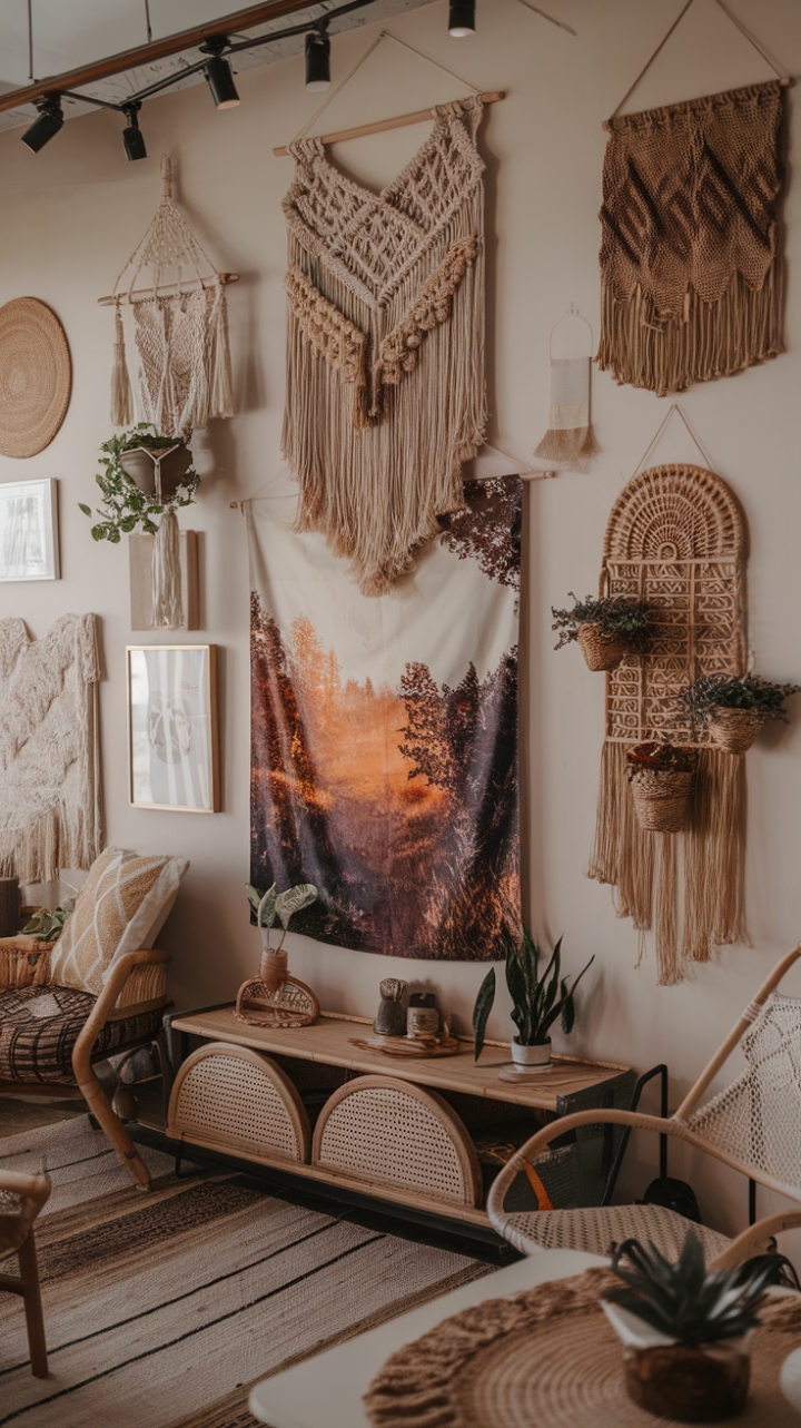 Bohemian Bliss: A Textured Sanctuary to Inspire and Unwind