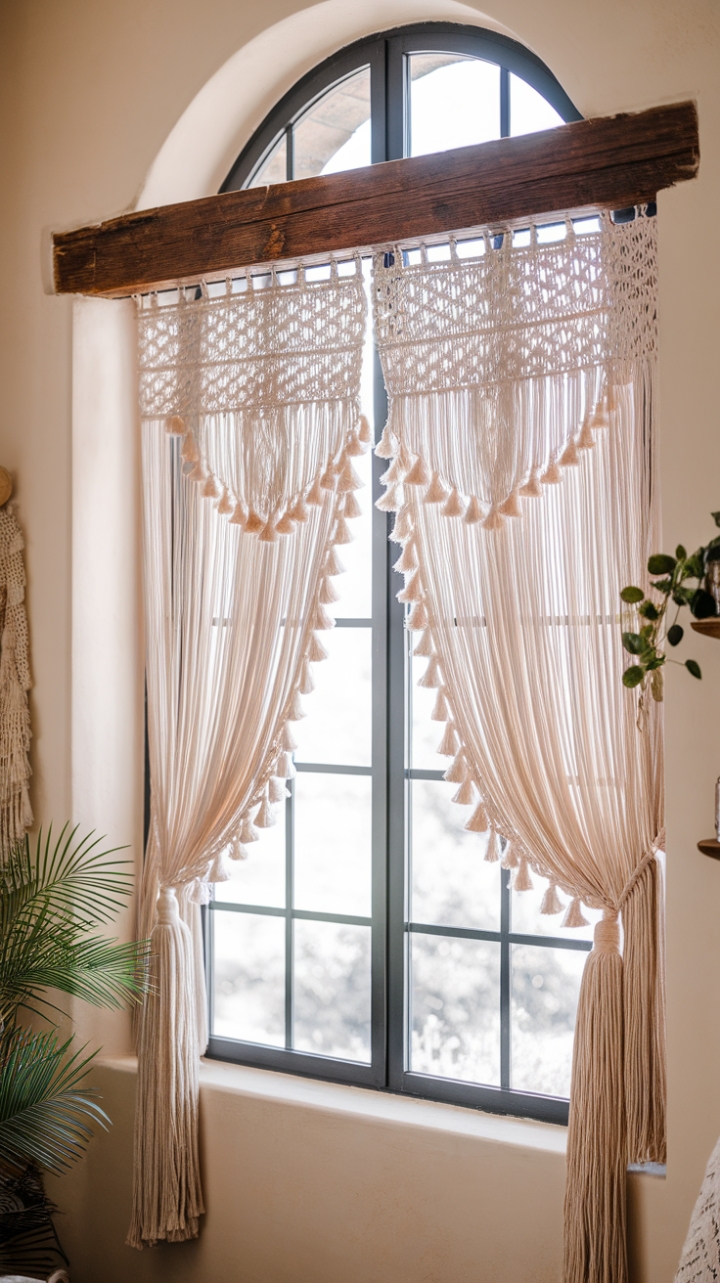 Elevate Your Space with Bohemian Macrame Curtains for Effortless Style