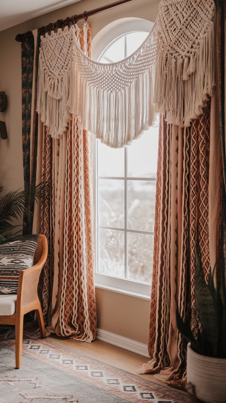 Boho Chic: Macrame, Tribal Patterns, and Cozy Comfort