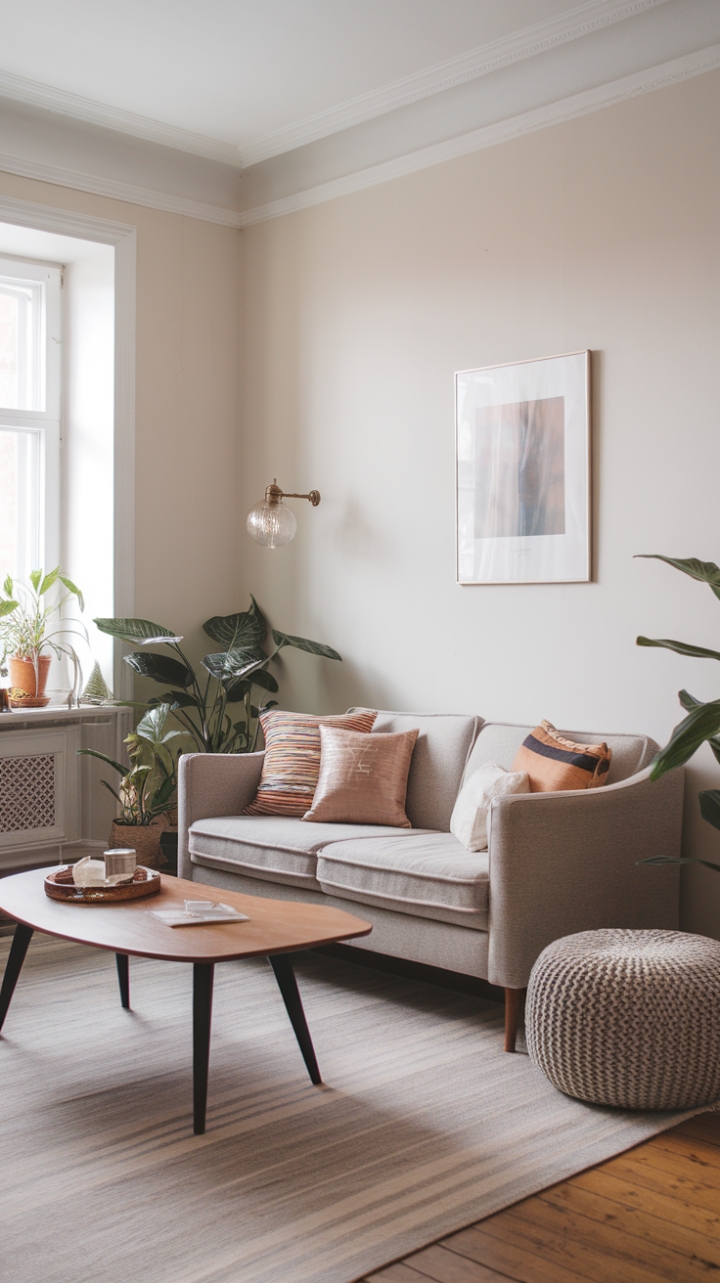 Effortlessly Cool Living Room: A Cozy, Global-Inspired Sanctuary