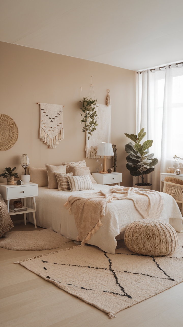 Scandinavian Simplicity Meets Bohemian Charm: A Bedroom to Swoon Over