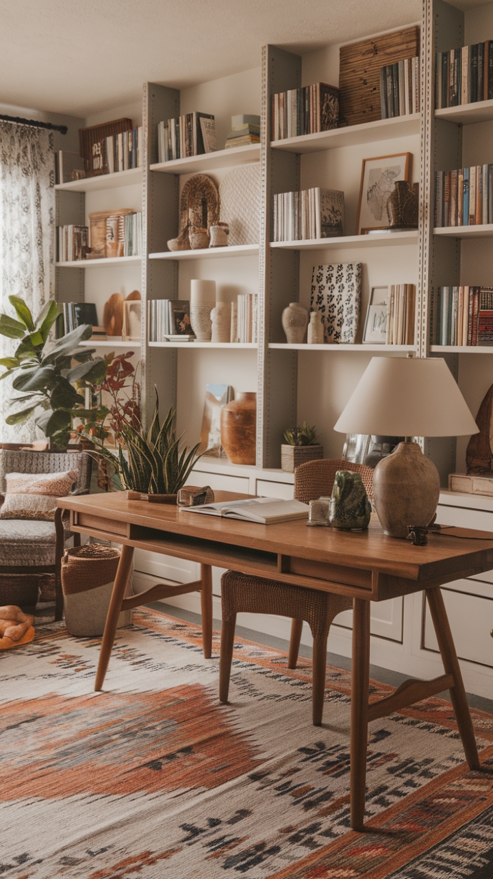 Bohemian Home Office: A Cozy Sanctuary for Creative Inspiration