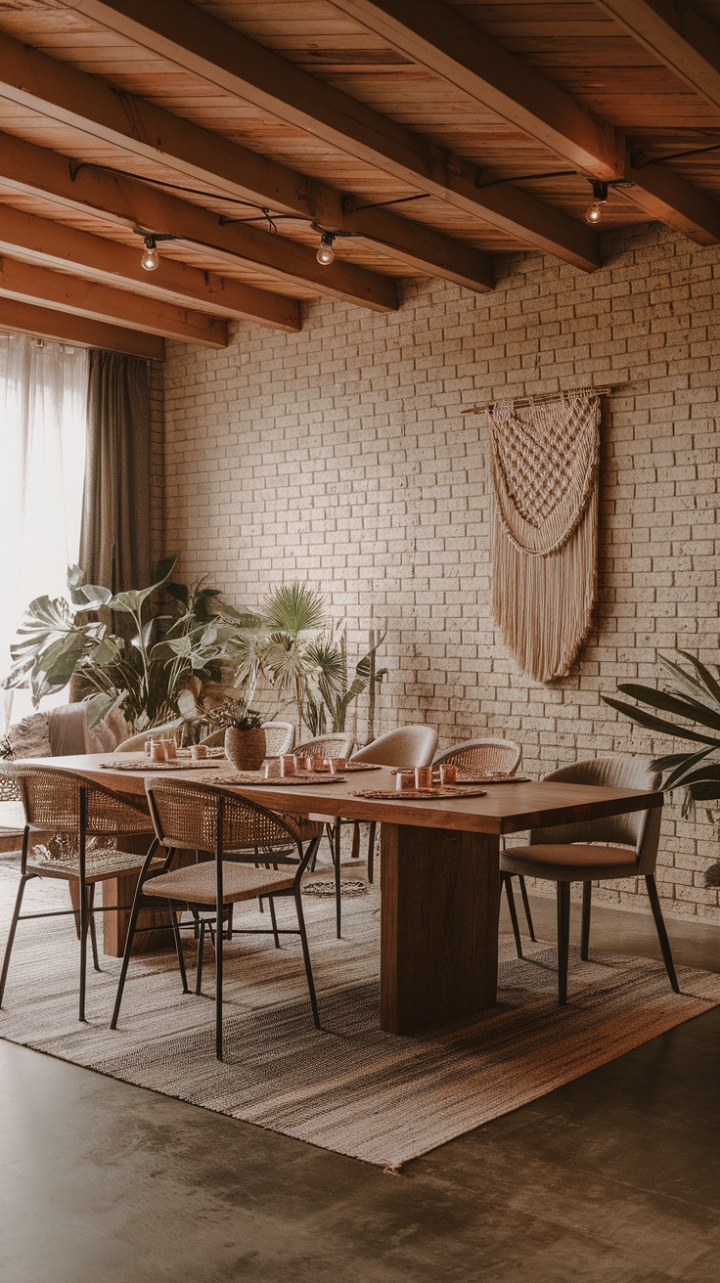 Charming Rustic Dining for Relaxed Gatherings