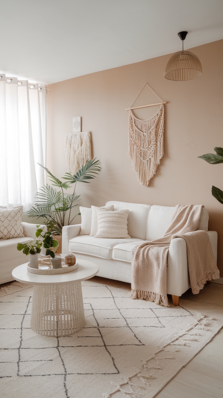 Swoon-Worthy Sanctuary: Where Minimalist Chic Meets Free-Spirited Vibes