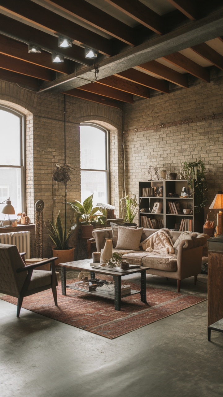 Effortlessly Chic: A Loft Where Industrial Edge Meets Bohemian Soul