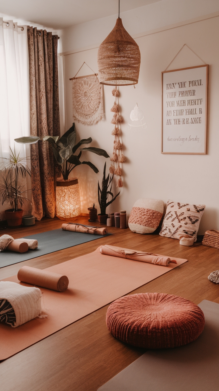 Serene Bohemian Sanctuary for Mindful Movement