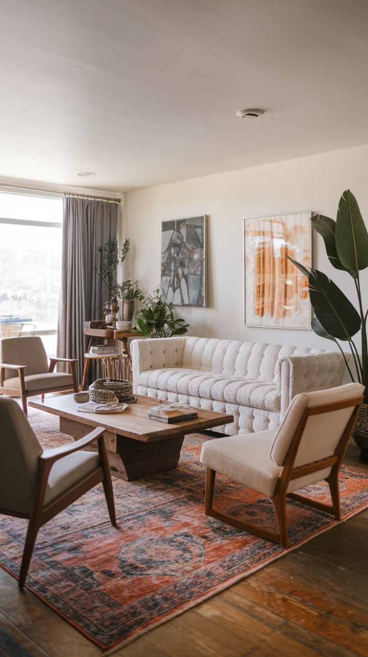 Dreamy California Living Room with Vintage Charm