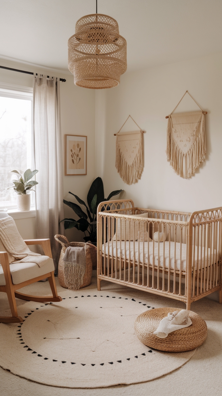 Charming Bohemian Baby Retreat: A Tranquil Oasis for Little Love