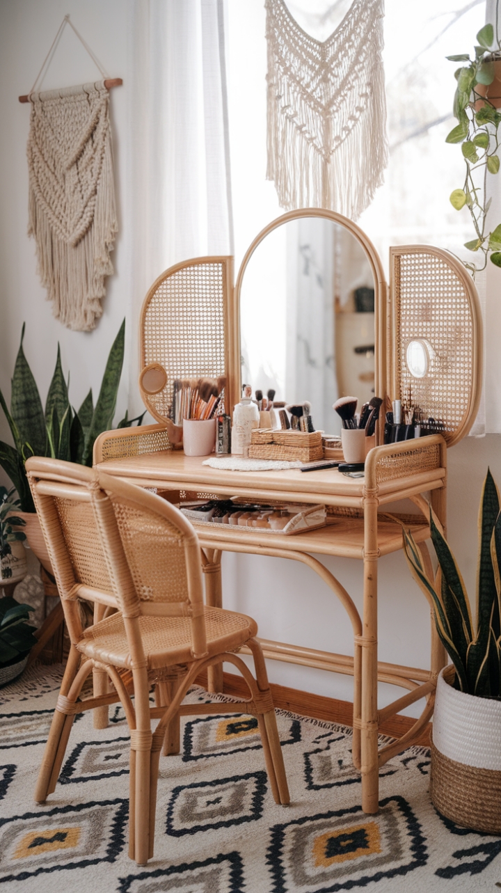 Elevate Your Morning with a Dreamy Boho Vanity Oasis