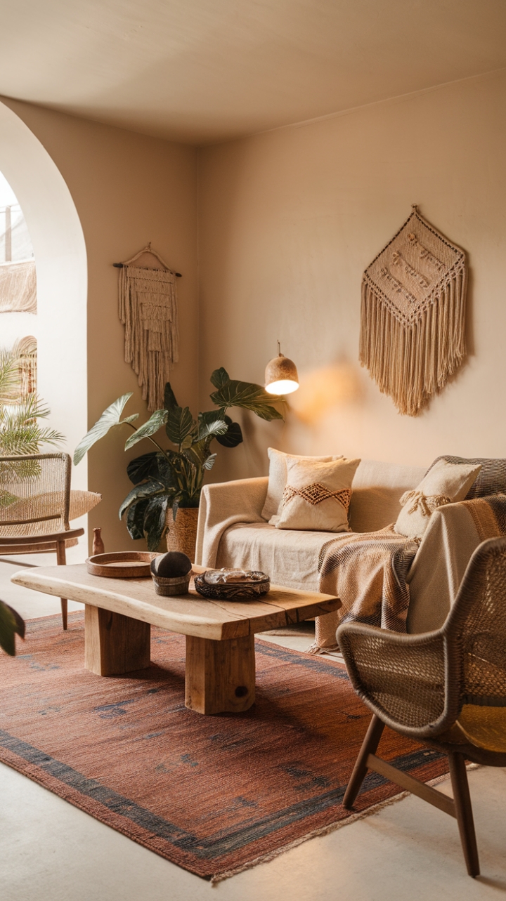 Bohemian Cozy: A Plush Retreat for Relaxation