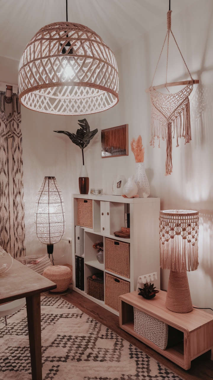 Embrace Your Inner Free Spirit with a Boho-Layered Lighting Haven