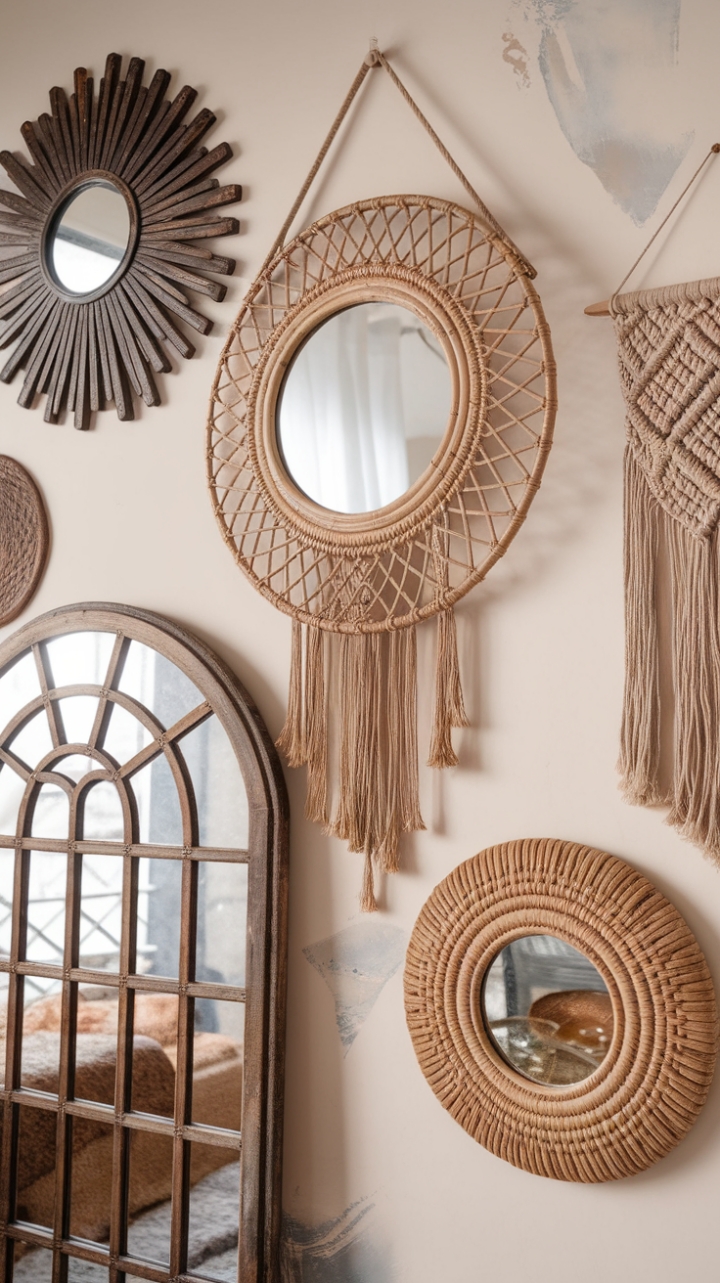 Reflect Your Style: A Bohemian Gallery of Stunning Mirrors