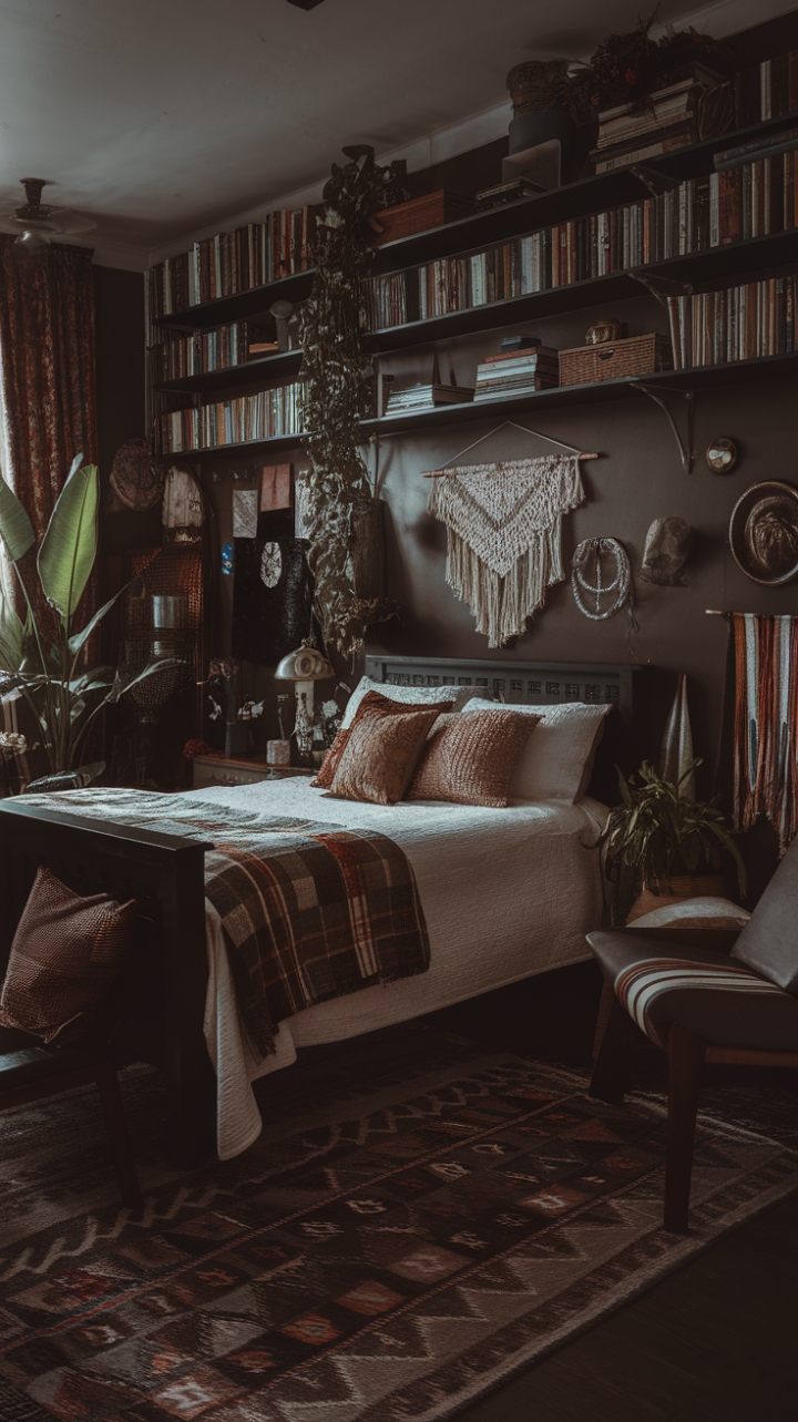 A Personal Haven: An Eclectic Bedroom Celebrating Your Unique Soul