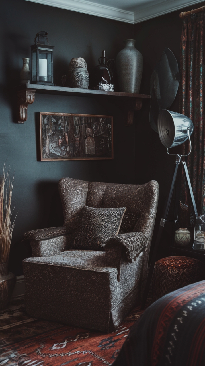 Moody Boho Retreat: A Sanctuary of Style and Serenity