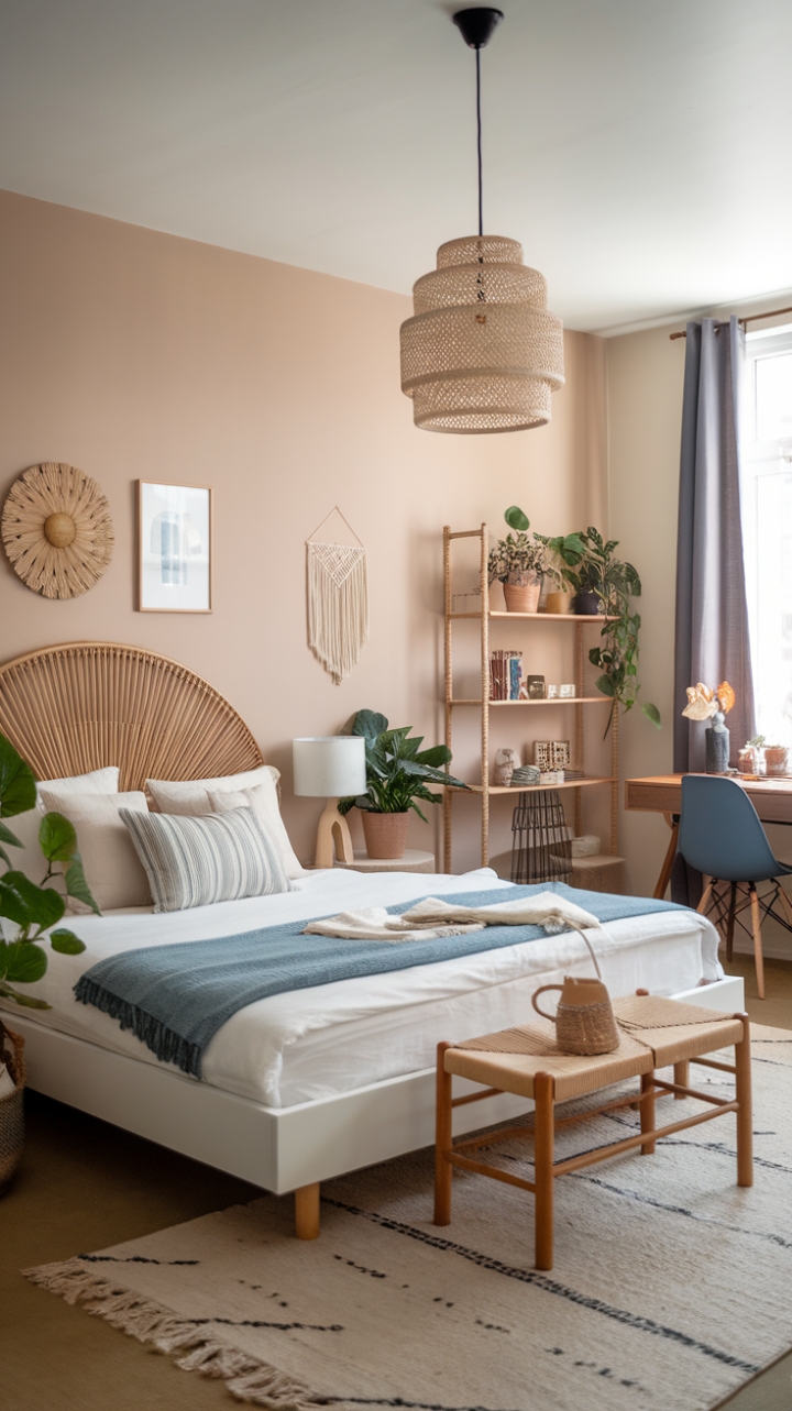 Scandinavian Boho Bedroom Makeover: Cozy, Chic, and Curated