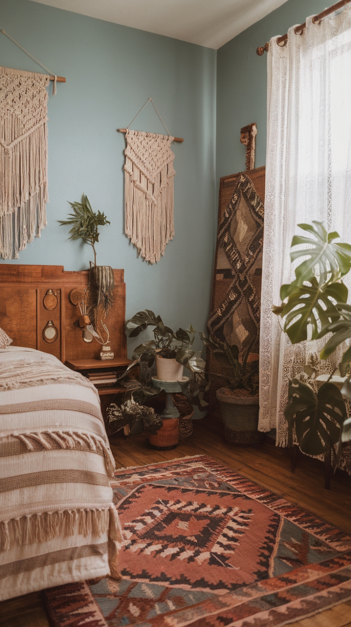 Embrace Your Inner Flower Child in a Vintage Bohemian Retreat